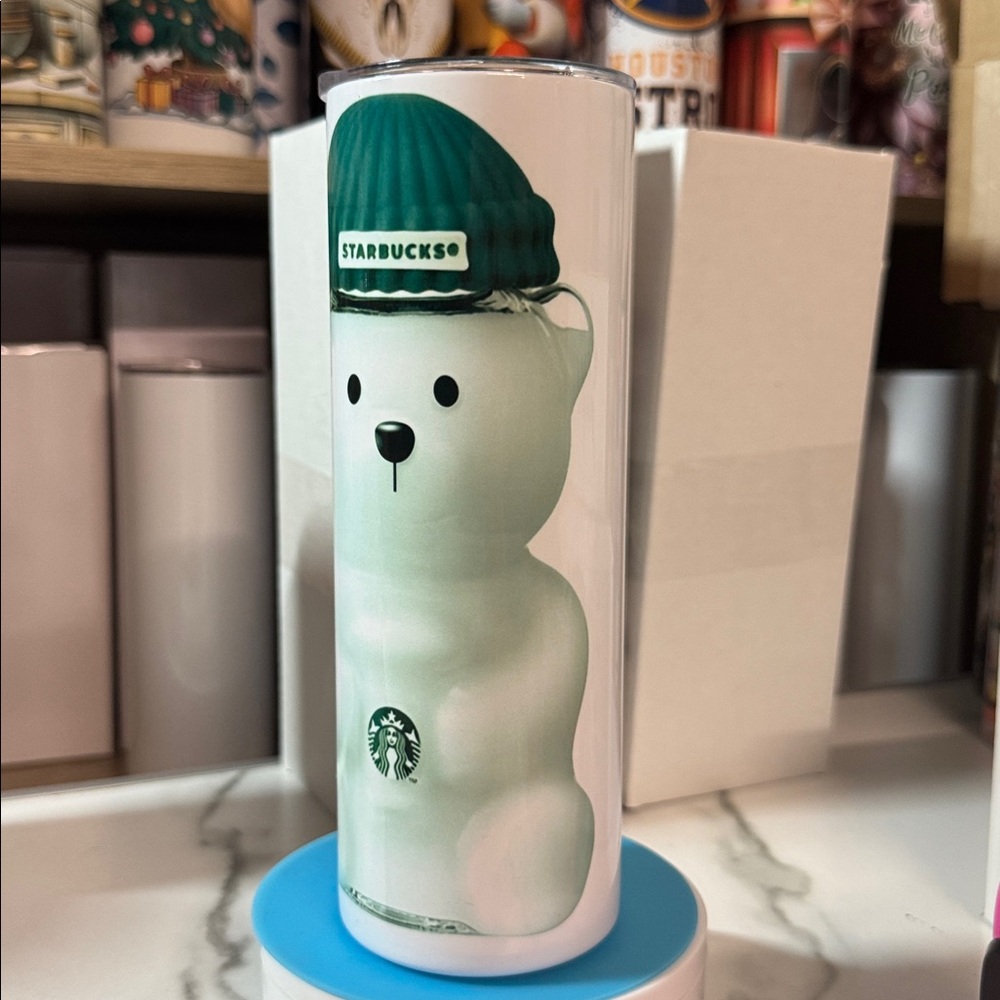 20oz Starbucks Bear Tumbler - Picture 3 of 7
